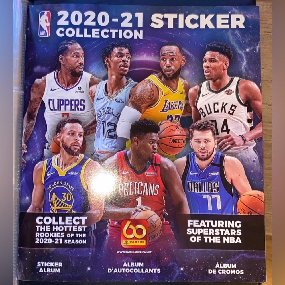 NBA Book Album for sticker collection 2020-21 panini official basketball